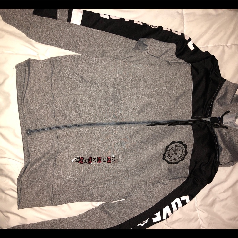 Love zip up jacket
